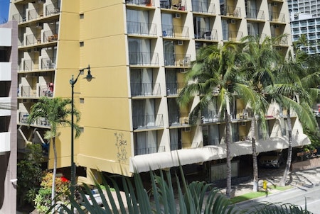 Aqua Bamboo Waikiki Hotel Front