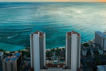 Hyatt Regency Waikiki Beach Resort & Spa Aerial View