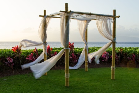 Royal Lahaina Resort Outdoor Wedding Area