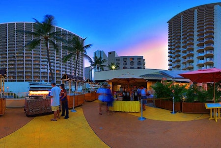 Poolside at the Aston Waikiki Beach Hotel