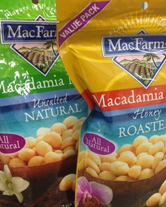 2 plastic bags of Macadamia Nuts