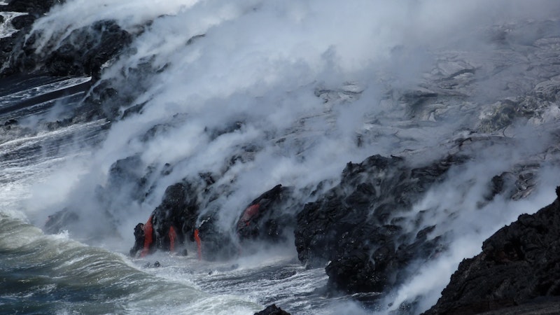 Big Island Lava Flow- Beautiful, But Dangerous