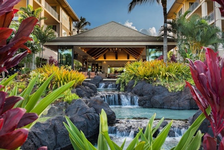 Koloa Landing Resort Lobby Sitting Area