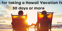 Month Long Hawaii Vacation