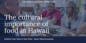 people eating food in Hawaii