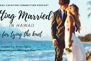 getting married in Hawaii couple on Beach getting married in Hawaii