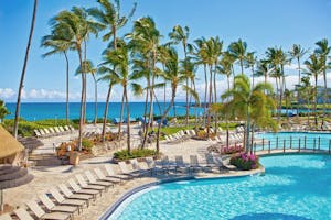 hilton-waikoloa-village-156 View of the pool at the Hilton Waikialoa Village