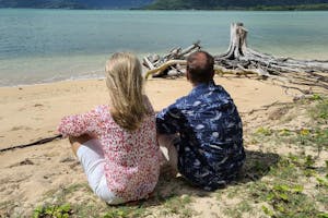 HAwaii wants respectful visitors People sitting on Hawaii Beach