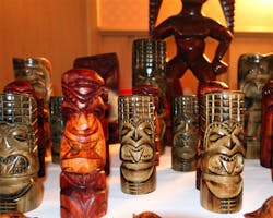 Pacific Beach Tiki Some Tiki Candles on display