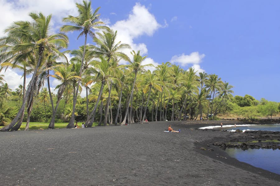 black-sand-beach